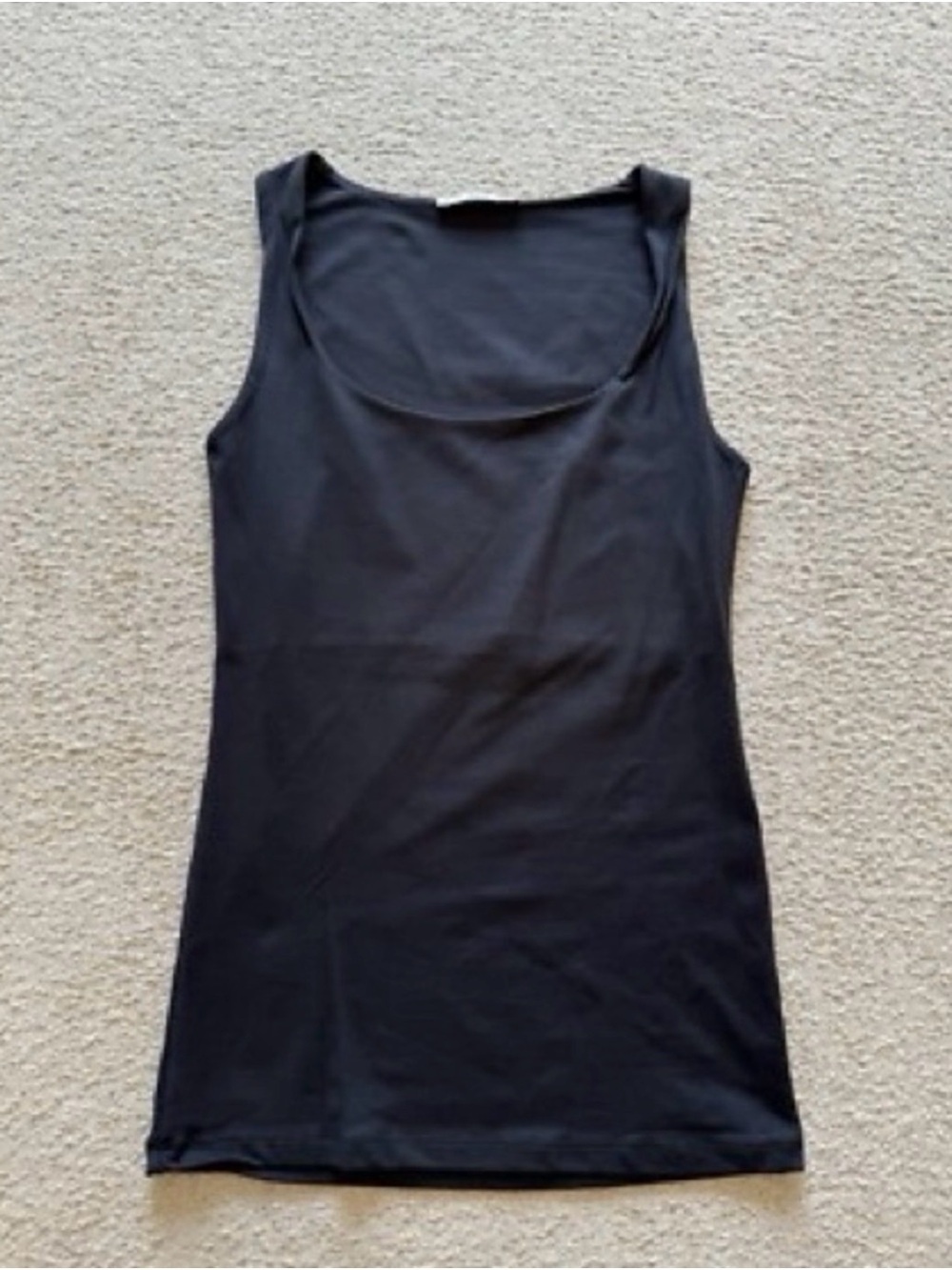 Zara Basic Collection Black Scoop Neck Tank Top - Picture 1 of 4